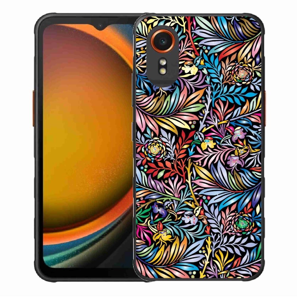 Gél borítás mmCase Samsung Galaxy Xcover 7 - virágok 5