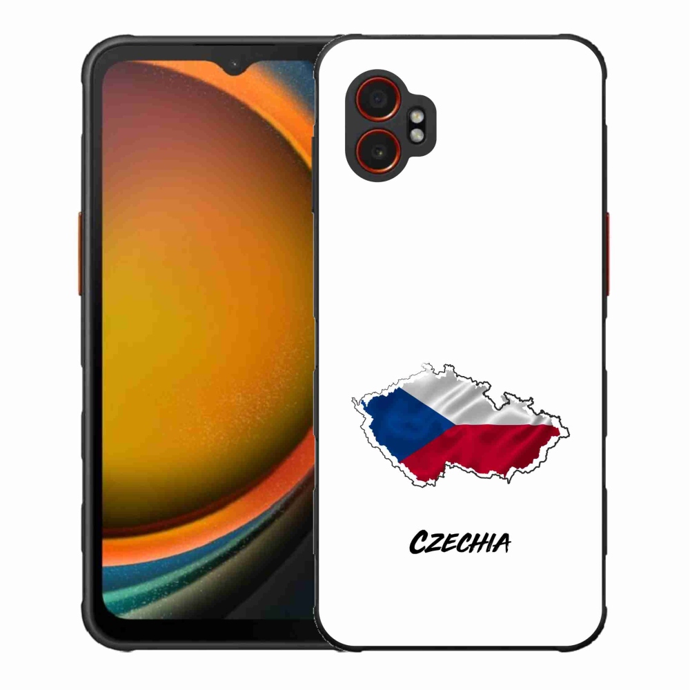 Gél borítás mmCase Samsung Galaxy Xcover 7 Pro - Csehország fehér háttér