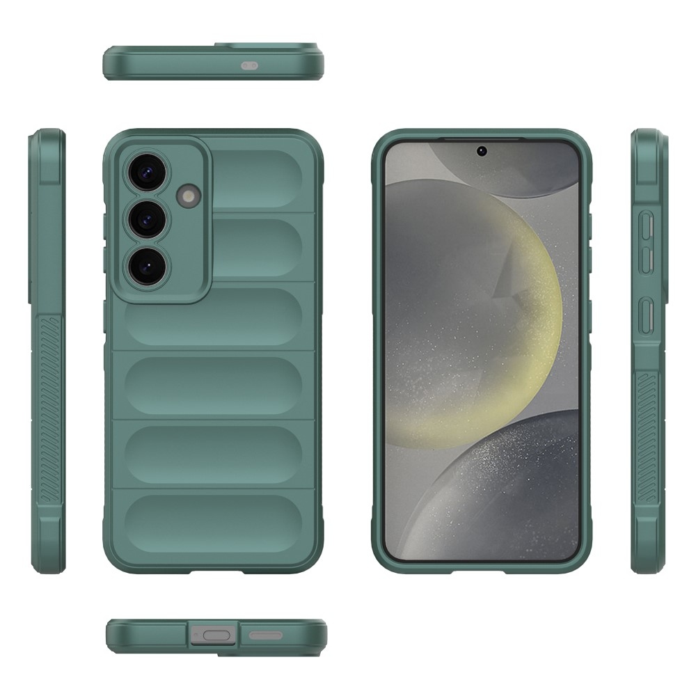 Rugg tartós zselés tok Samsung Galaxy S25+ készülékhez - zöld