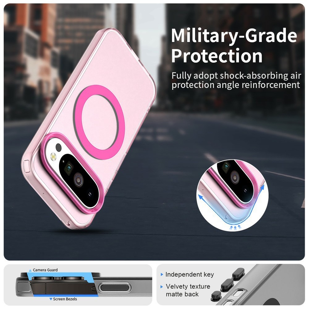 Candy zselés tok MagSafe a Google Pixel 10 Pro XL számára - rózsaszín