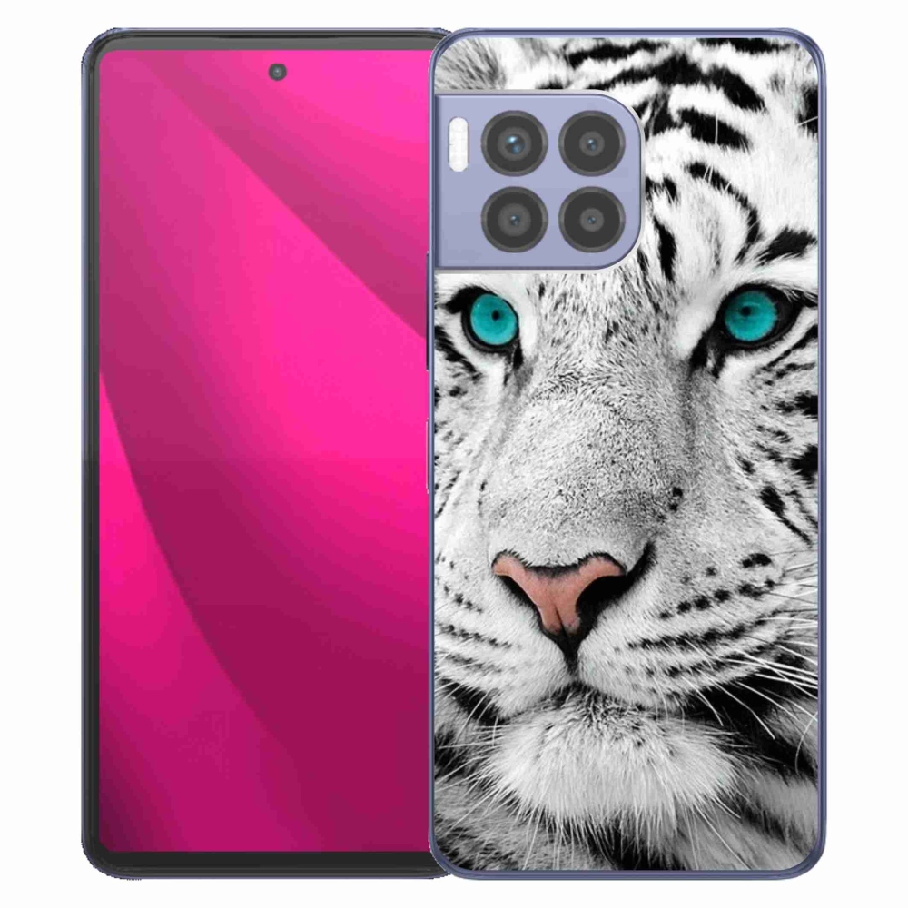 Zselés borítás mmCase a T-Mobile T Phone 2 Pro készülékhez - fehér tigris