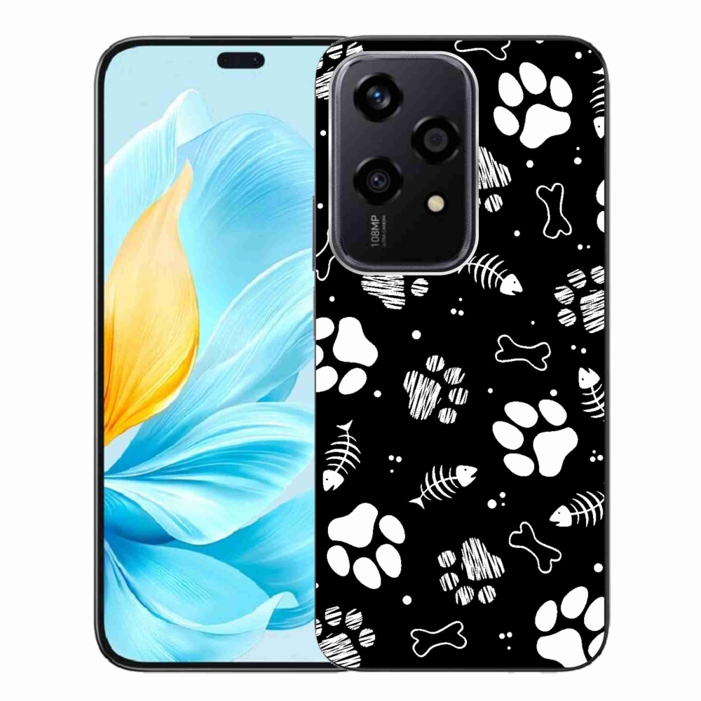 Zselés borítás mmCase a Honor 200 Lite 5G készülékhez - kutyamancsok