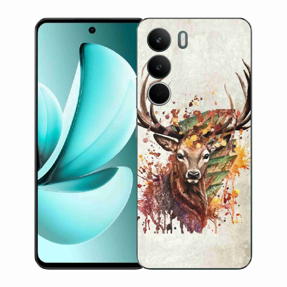 Zselés borítás mmCase a Realme C71 készülékhez - szarvas 1