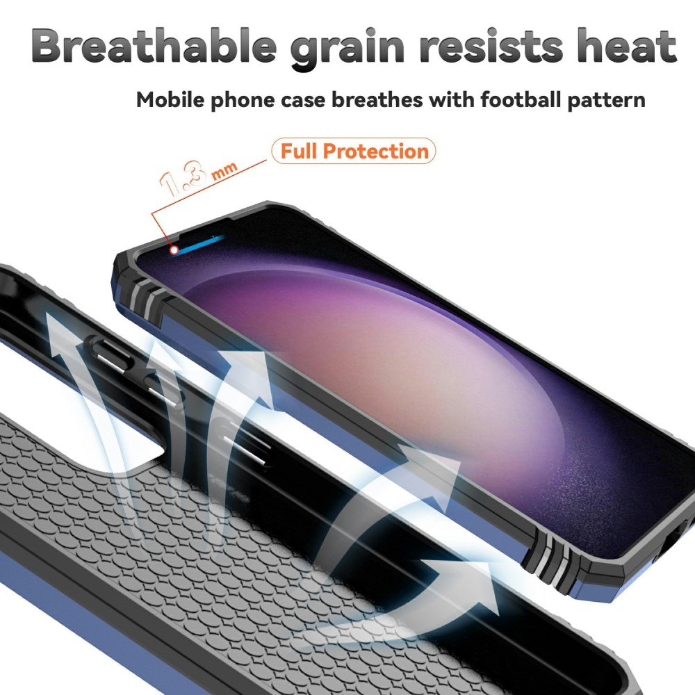 Gyűrűálló borítás Samsung Galaxy S25+ készülékhez - kék