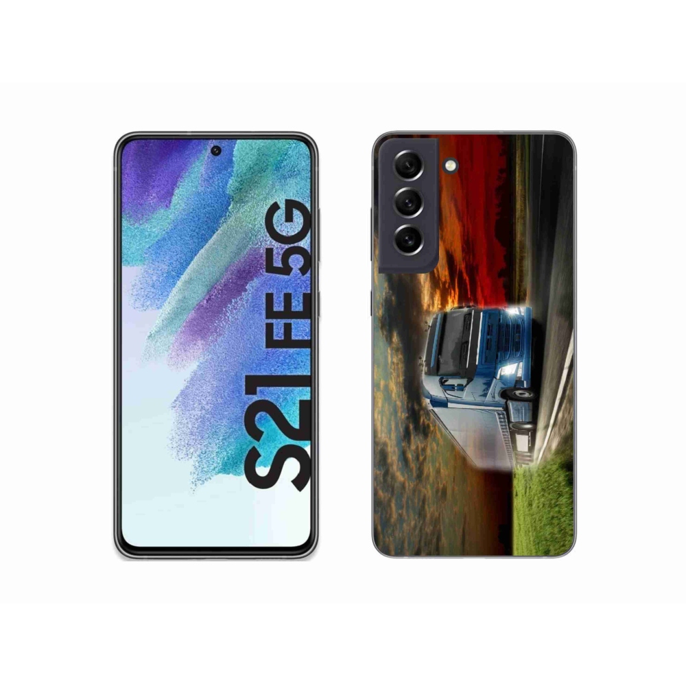 Zselés borítás mmCase Samsung Galaxy S21 FE 5G - teherautó 4