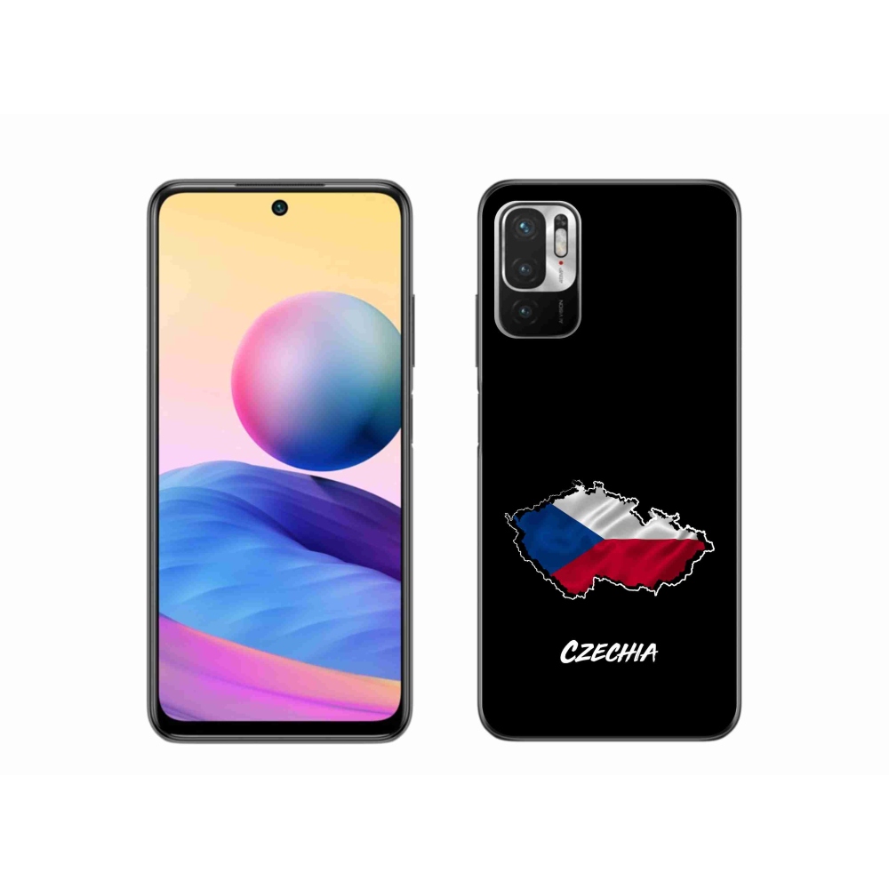 Gél borítás mmCase a Xiaomi Poco M3 Pro/5G - Csehország fekete háttérrel
