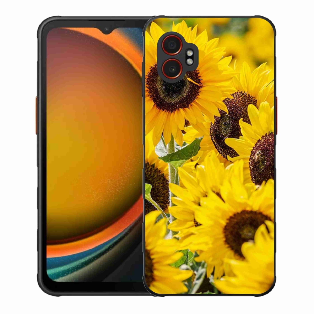 Zselés borítás mmCase Samsung Galaxy Xcover 7 Pro - Napraforgó