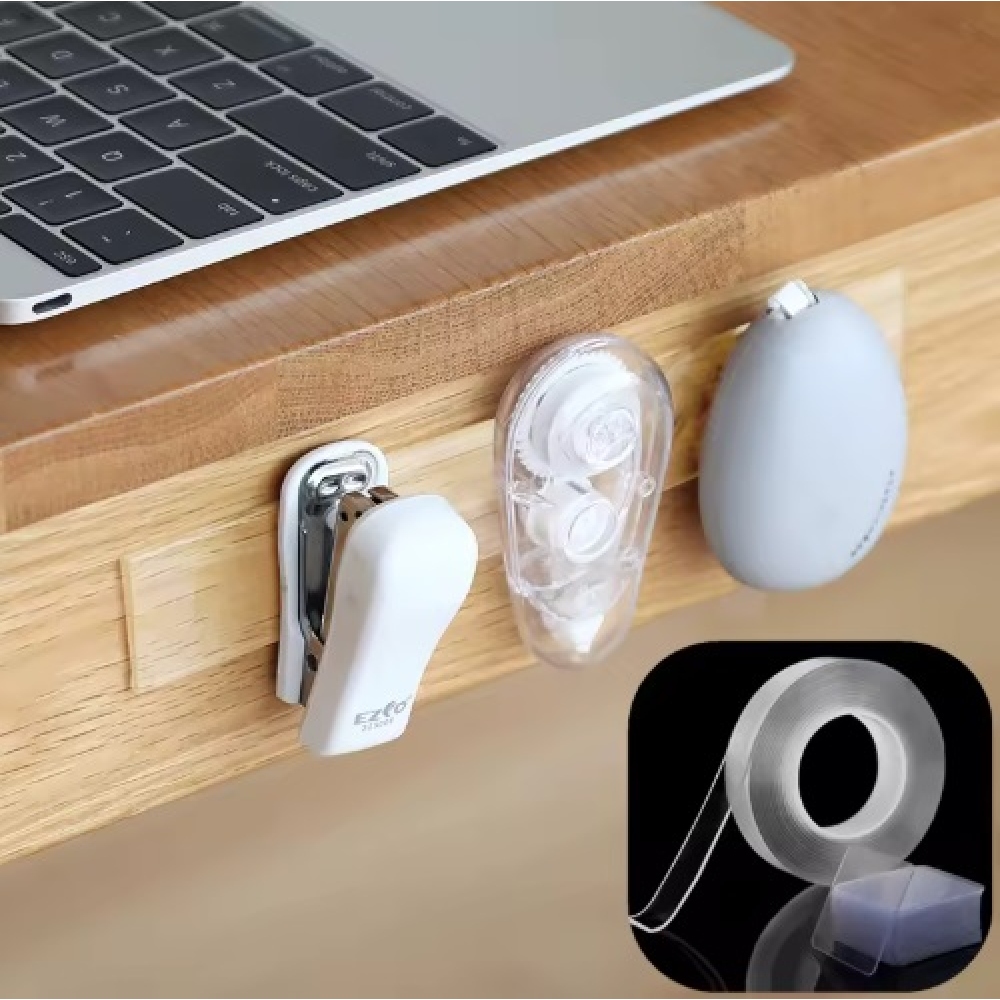 Kétoldalas nano ragasztószalag (30 x 2 mm) - 5m