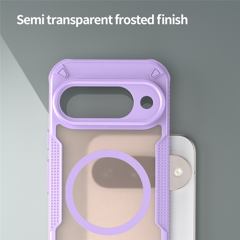 Froste tartós védőburkolat MagSafe-val a Google Pixel 10-re - lila
