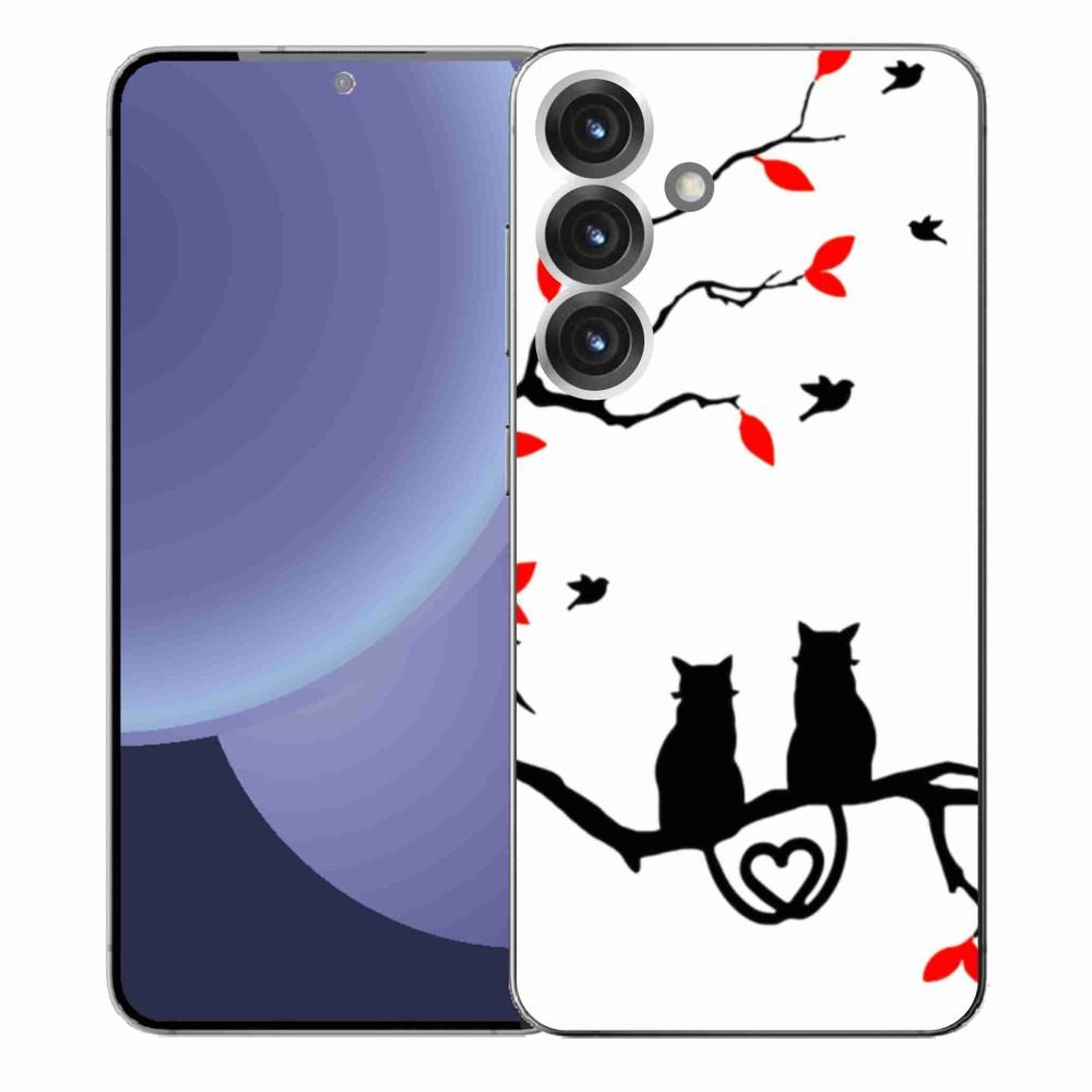 Gél borítás mmCase Samsung Galaxy S25+ készülékhez - macska szeretet