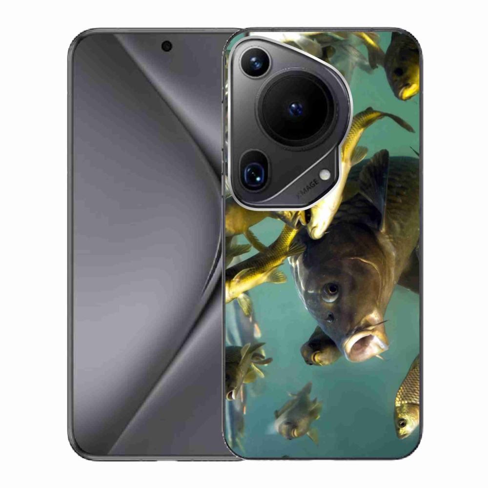 Gél tok mmCase a Huawei Pura 70 Ultra számára - halak iskolája