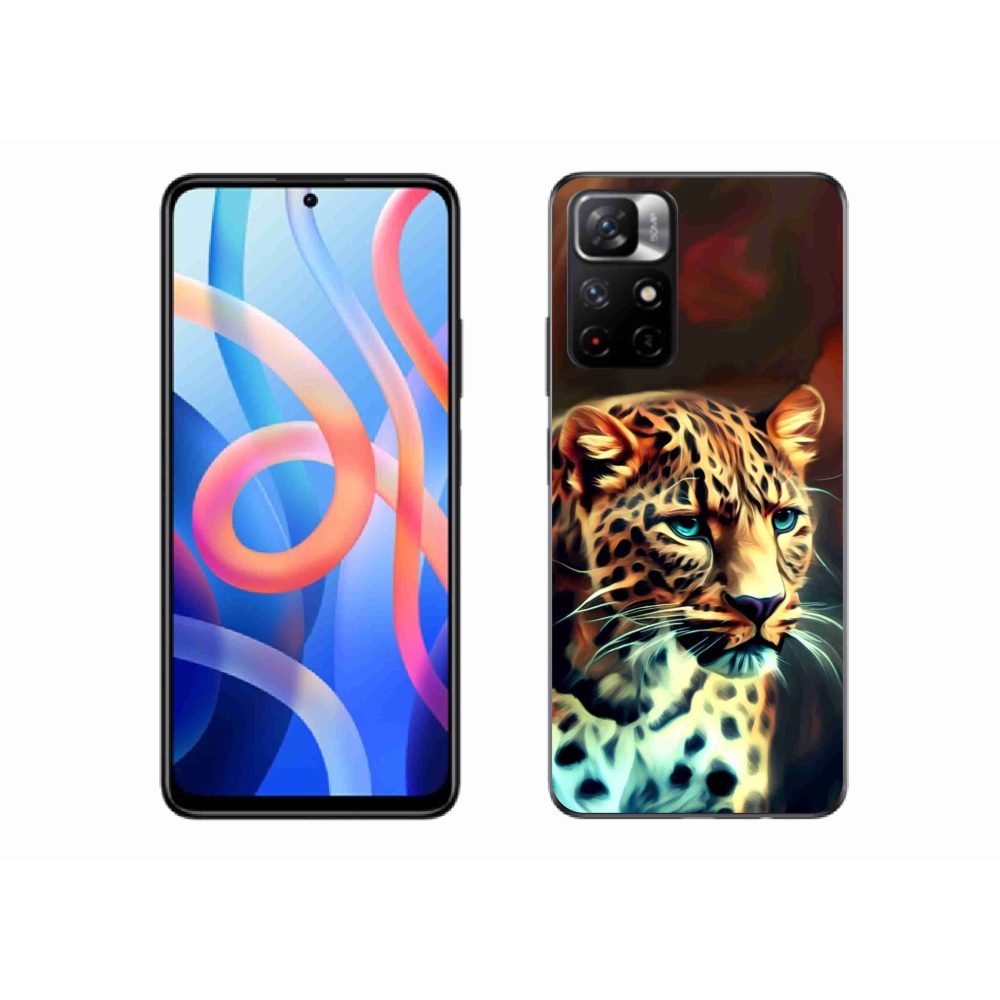 Gél borítás mmCase a Xiaomi Redmi Note 11S 5G-hez - leopárd