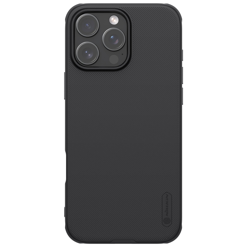 Nillkin Super Frosted PRO hátlap az Apple iPhone 16 Pro Max készülékhez Fekete