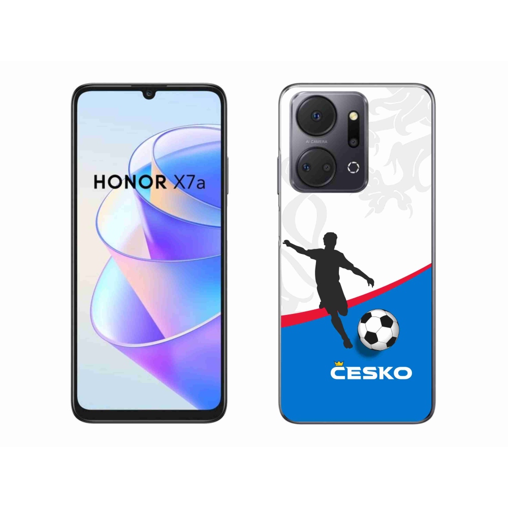 Gél borítás mmCase for Honor X7a - futball Csehország 1