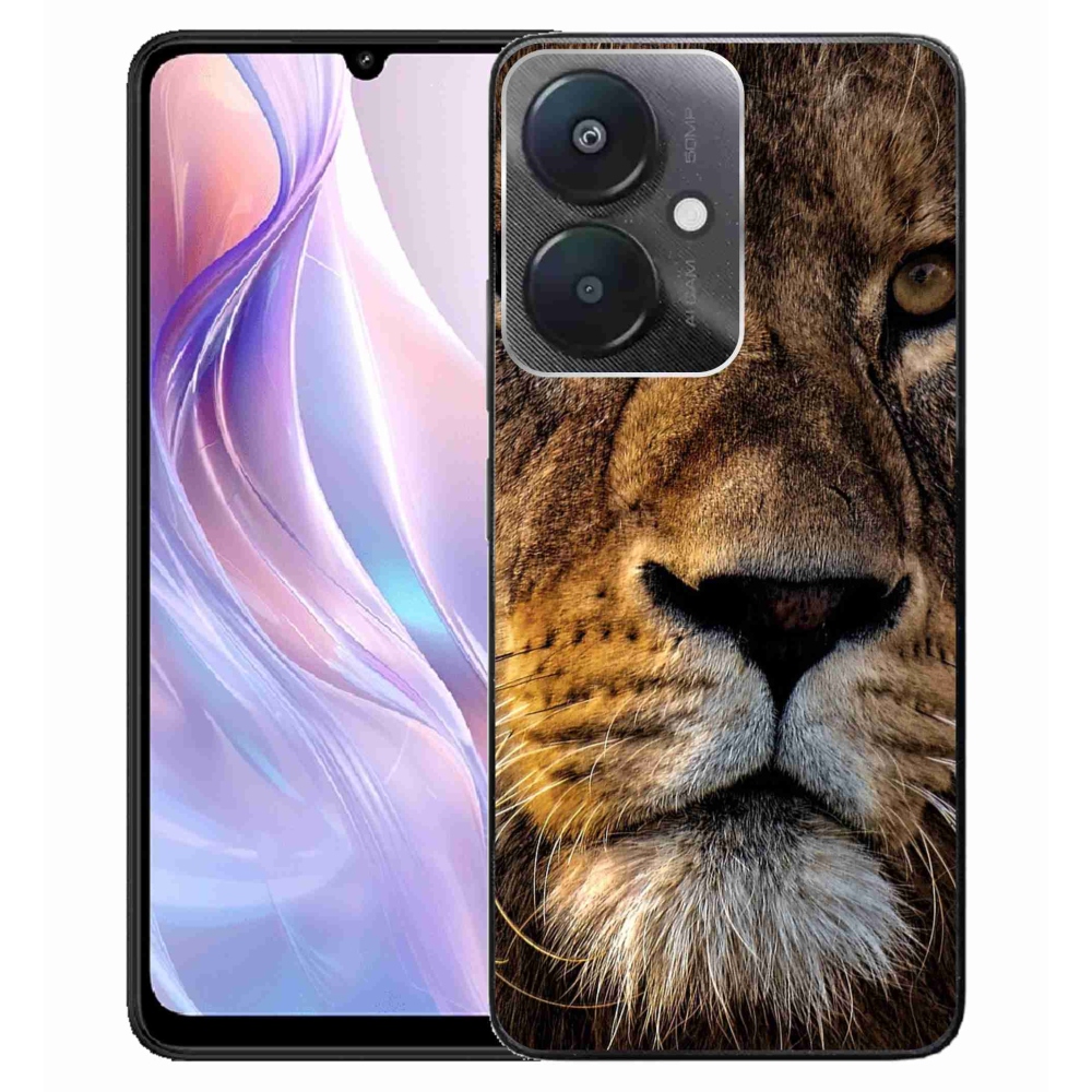 Gél tok mmCase a Xiaomi Redmi 13C 5G számára - oroszlán