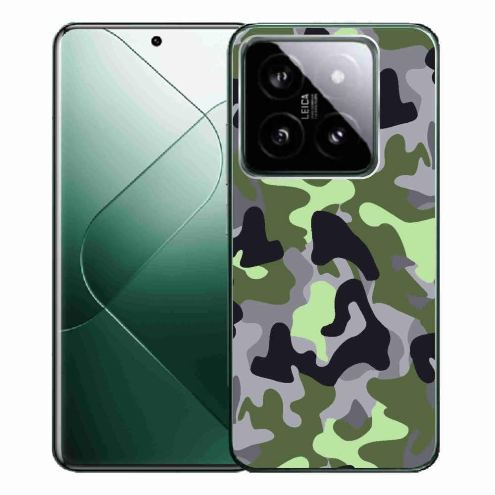 Gél borítás mmCase a Xiaomi 14 Pro számára - terepszínű minta 7