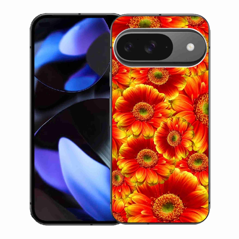 Gél borítás mmCase a Google Pixel 9/9 Pro készülékhez - gerbera 1