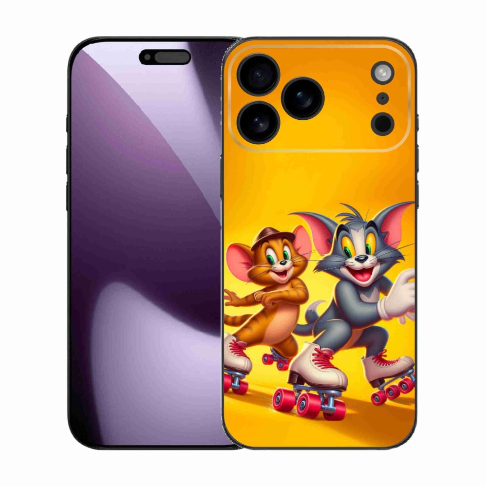 Zselés borítás mmCase iPhone 17 Pro Max készülékhez - tom a jerry