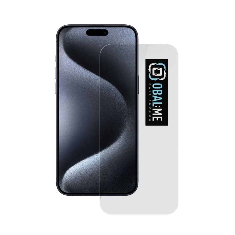 CSOMAG:ME 2.5D edzett üveg Apple iPhone 15 Pro átlátszóhoz