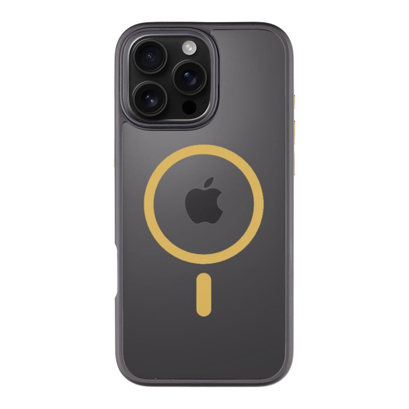 Taktikai MagForce Hyperstealth 2.0 borító iPhone 16 Pro Max készülékhez Fekete/sárga