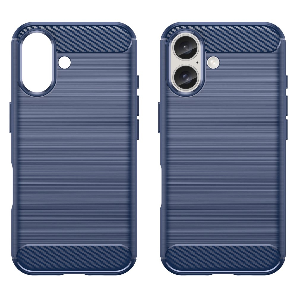 Szénálló zselés tok iPhone 16 készülékhez - kék