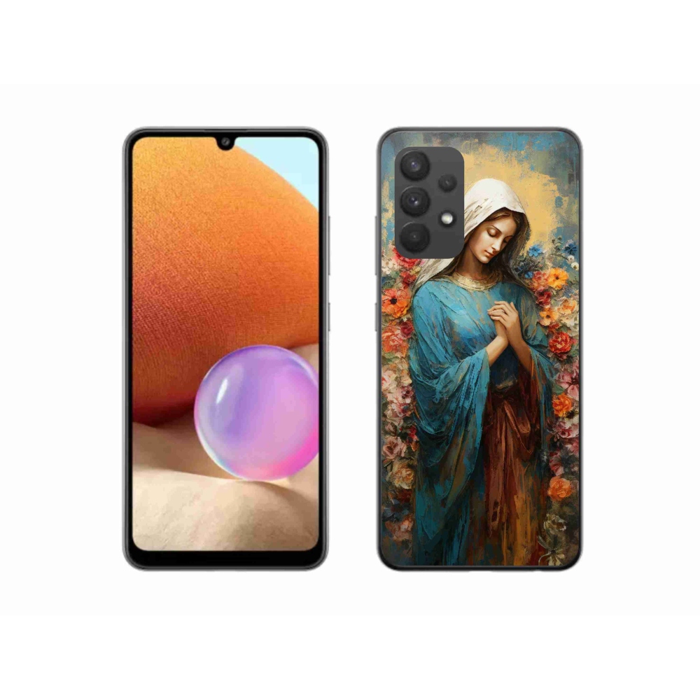 Gél borítás mmCase Samsung Galaxy A32 4G - szent asszony