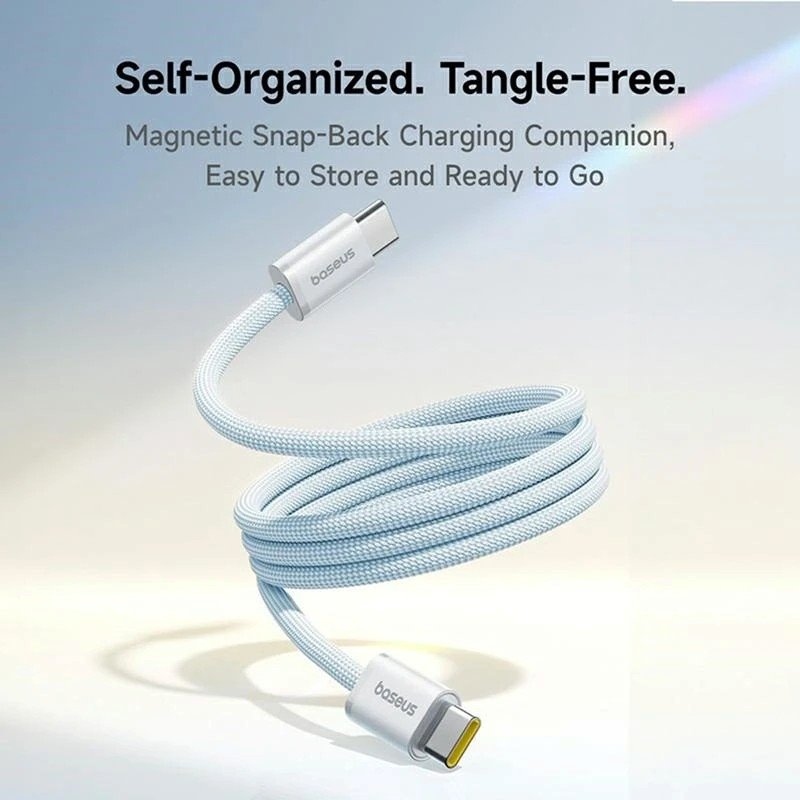 Baseus Dynamic 4 Pro sorozatú USB-C adatkábel - USB-C 100W 1m Galaxy kék