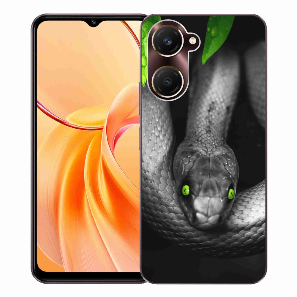 Zselés borítás mmCase a Vivo Y28s 5G-hez - kígyó