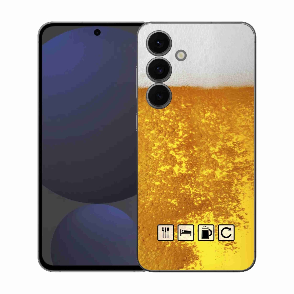 Gél borítás mmCase Samsung Galaxy S25 FE - sör motívum 3
