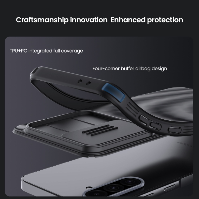 Nillkin CamShield PRO mágneses hátlap Samsung Galaxy A36 5G fekete