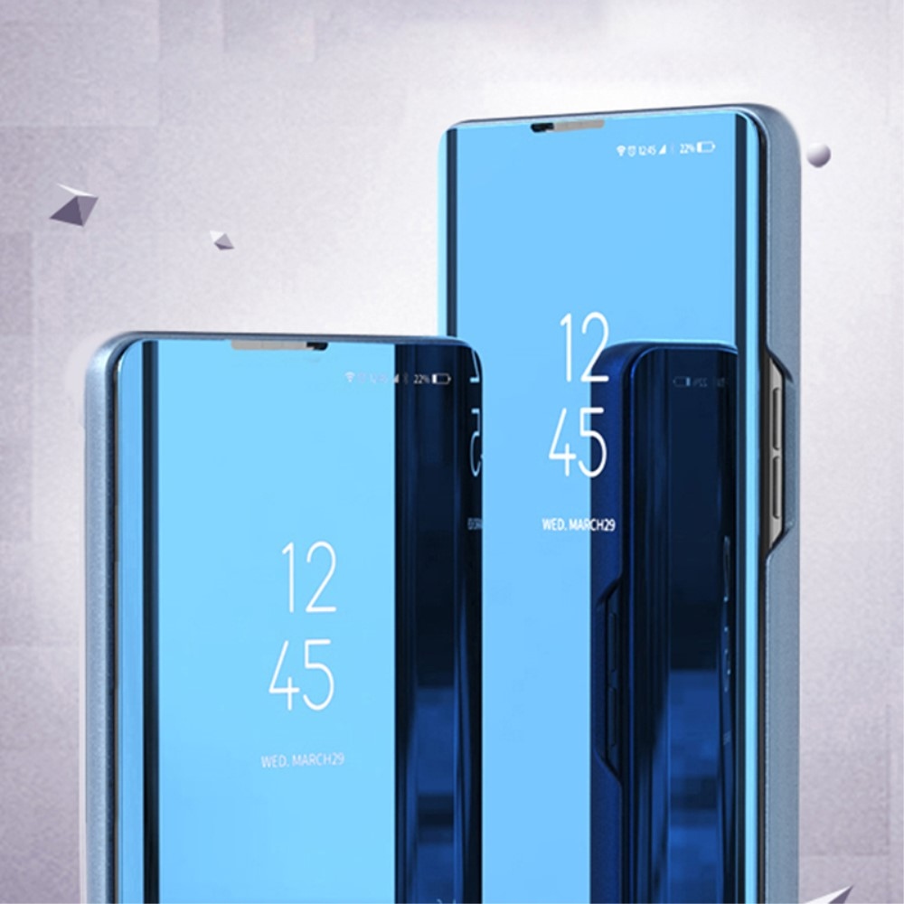 Átlátszó zárófedél matt előlappal a Samsung Galaxy S24 Ultra készülékre - kék