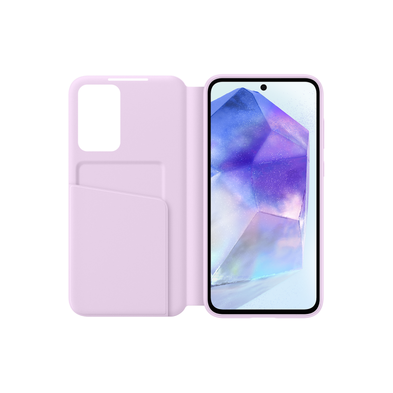 EF-ZA556CVE Samsung Smart View tok Galaxy A55 5G levendula színű tokhoz