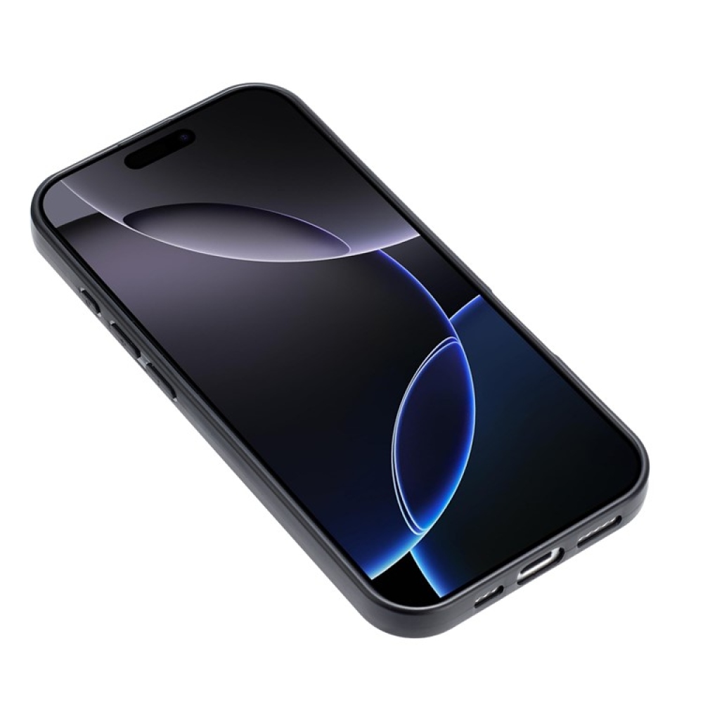 Matt zselés tok iPhone 17 Pro készülékhez - fekete