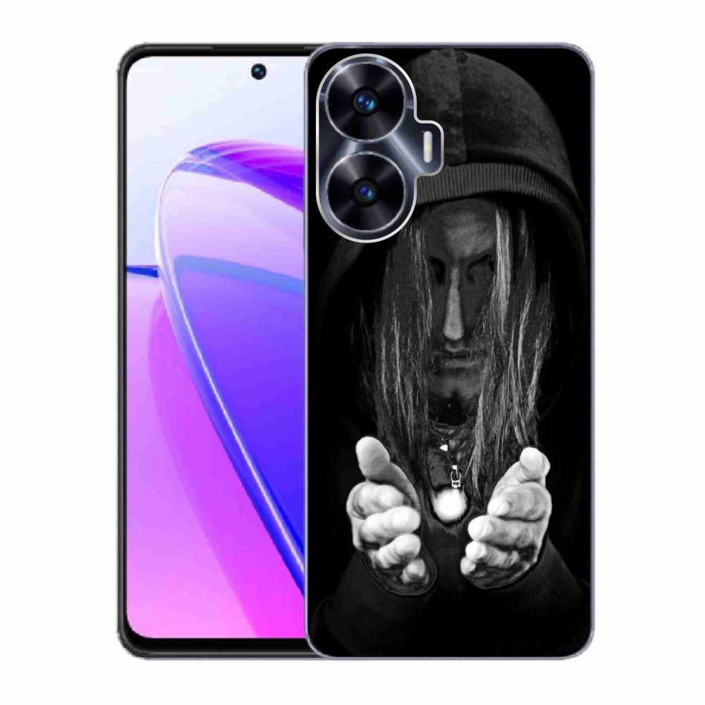 Gél borító mmCase a Realme C55 készülékhez - titokzatos személy