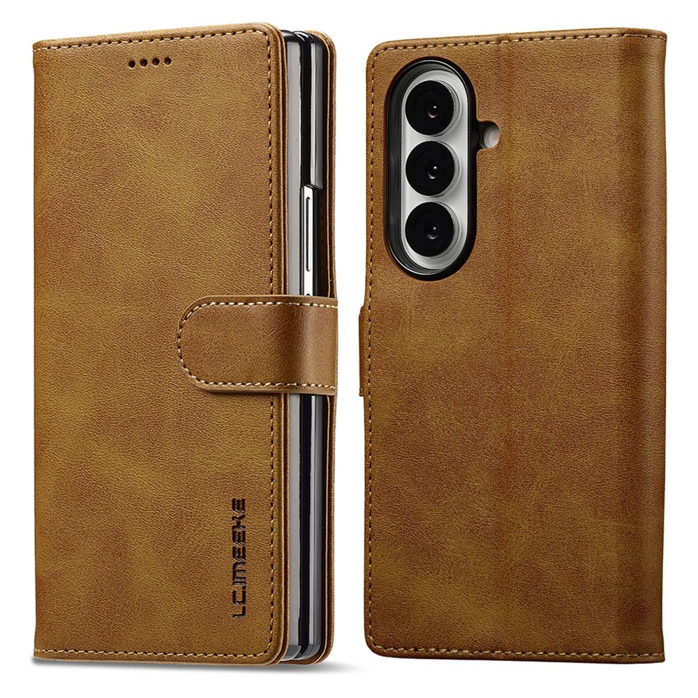 IMEEKE könyvtáska Samsung Galaxy Z Fold7 5G - sárga
