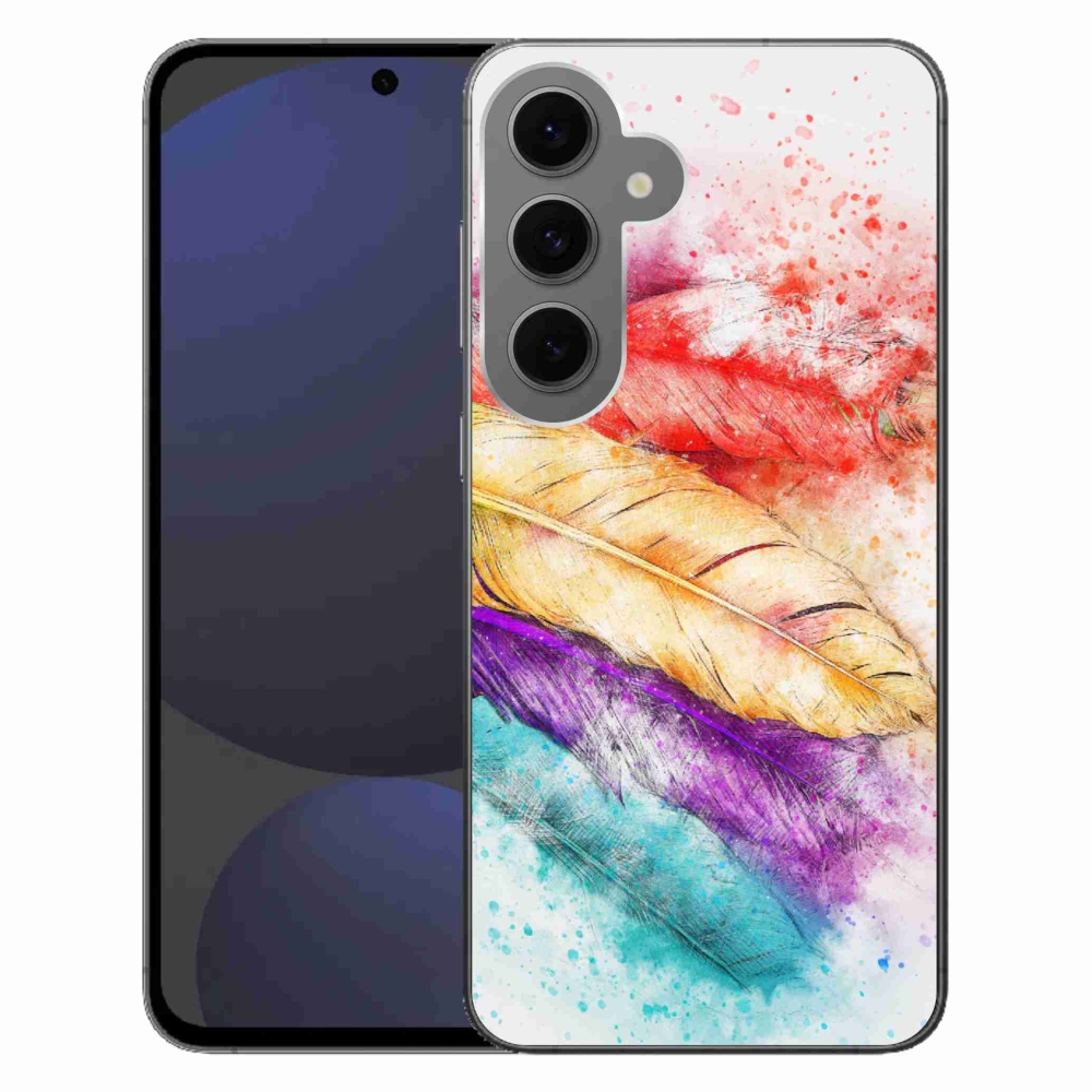 Zselés borítás mmCase Samsung Galaxy S24 FE készülékhez - színes toll