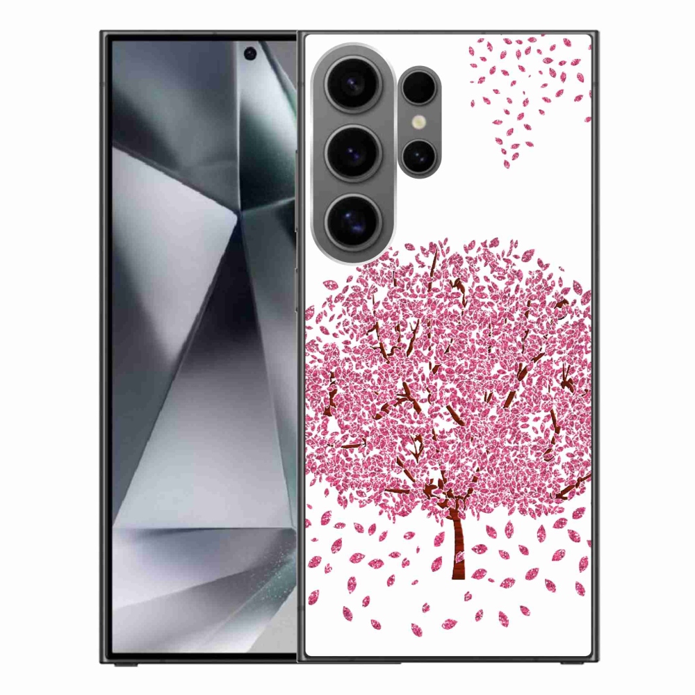 Gél borító mmCase Samsung Galaxy S24 Ultra készülékhez - rajzfilmfa levelekkel
