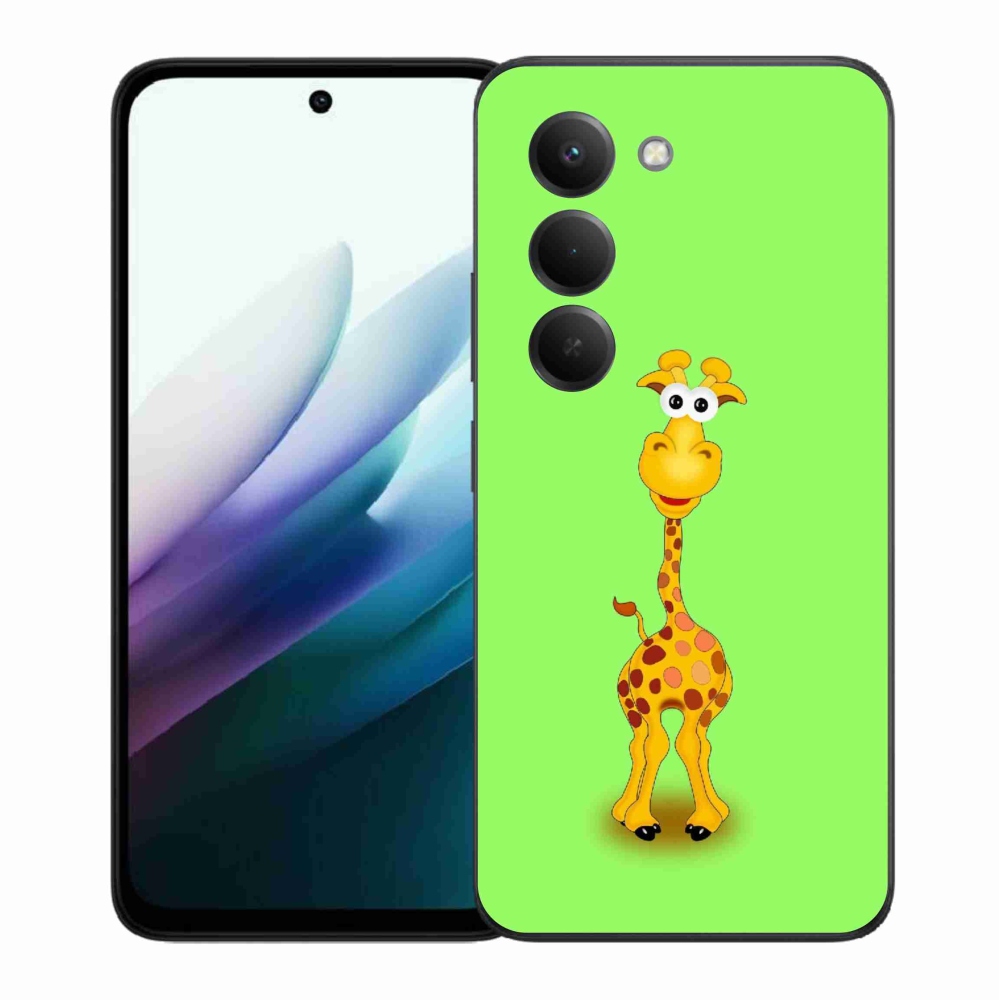 Gél borítás mmCase a Xiaomi Redmi 15 4G/5G (171mm) - rajzfilm zsiráfhoz