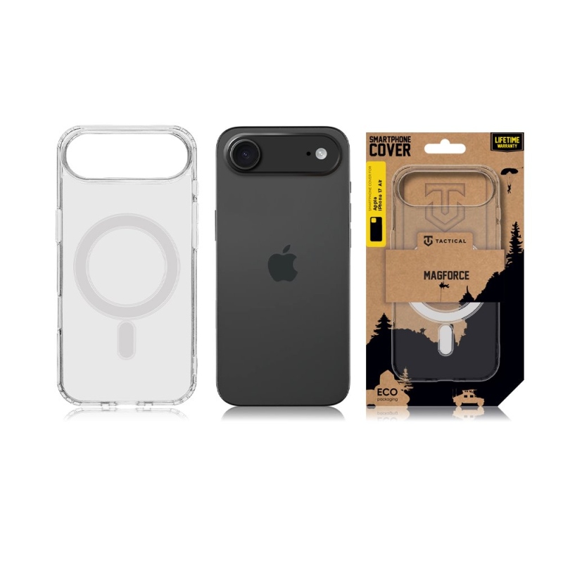 Taktikai MagForce borító az Apple iPhone 17 Air készülékhez Átlátszó