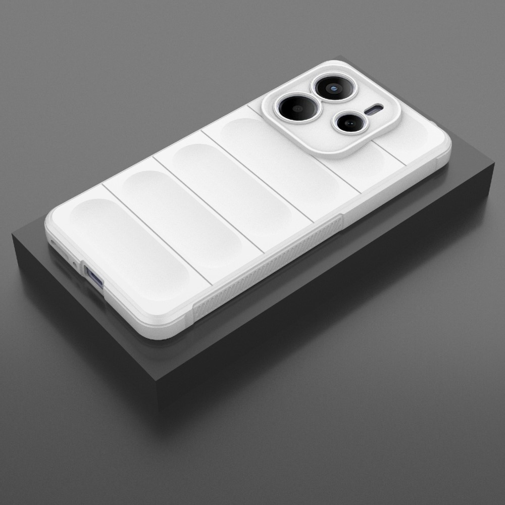 Rugg tartós zselés tok Xiaomi Redmi Note 14 5G - fehér