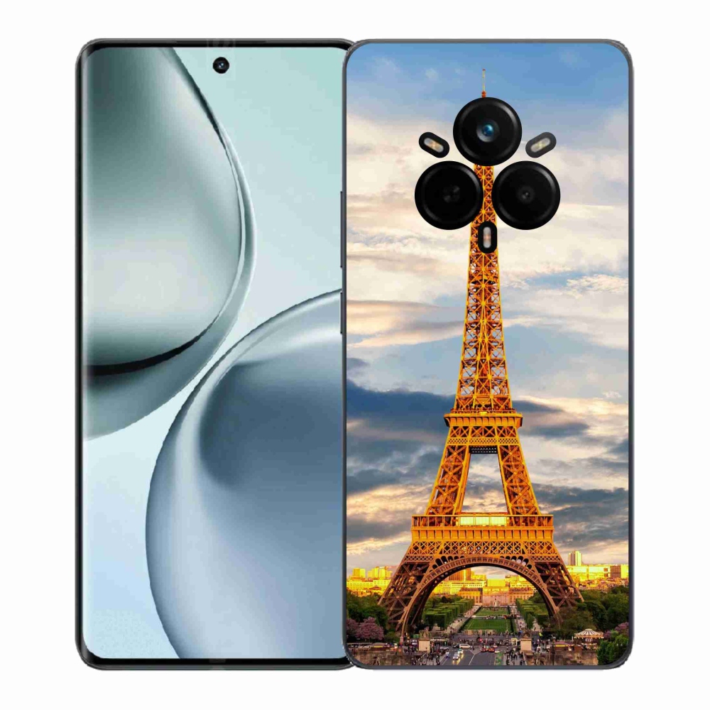 Gél borítás mmCase a Realme 14 Pro+ 5G számára - eiffel torony 3