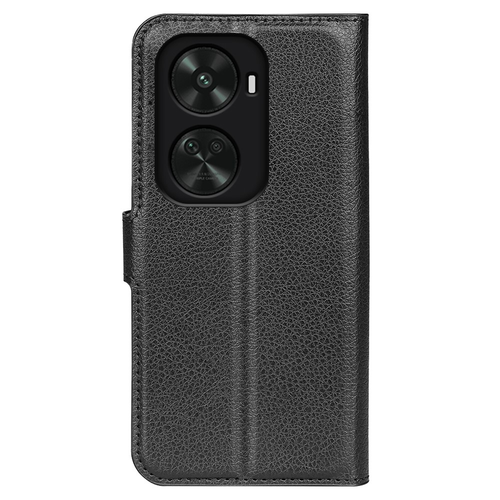 Litchi könyv tok Huawei Nova 12 SE-hez - fekete