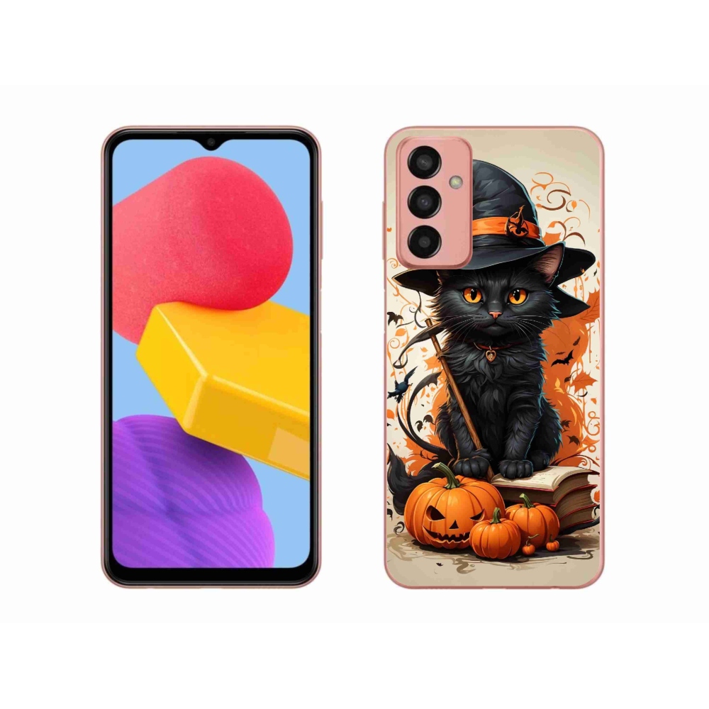 Gél borítás mmCase Samsung Galaxy M13 készülékhez - macskavarázsló