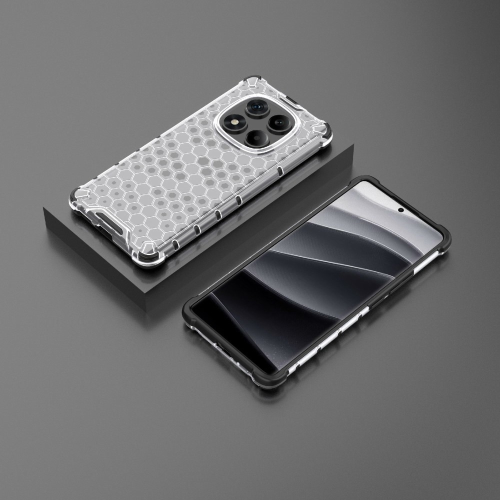 Mézédes tartós borítás Xiaomi Redmi Note 14 Pro - szürke