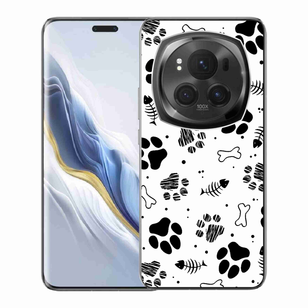 Gél borítás mmCase a Honor Magic 6 Pro 5G készülékhez - kutyamancsok 1