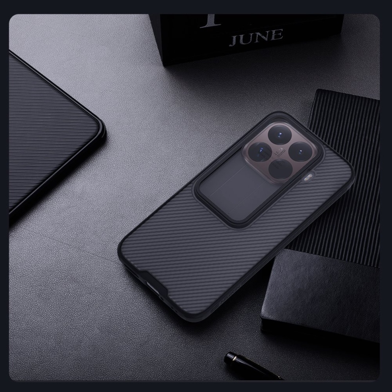 Nillkin CamShield PRO hátlap Xiaomi 15T Pro átlátszó fekete