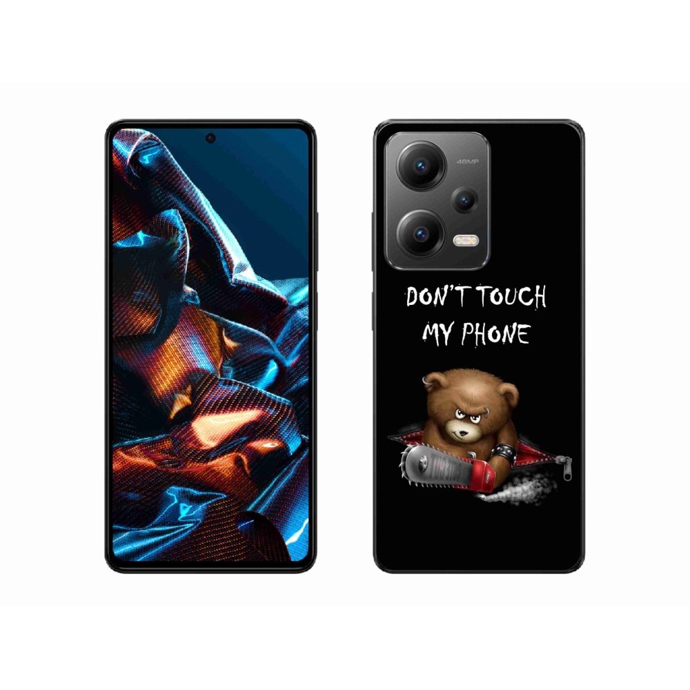 Zselés borítás mmCase a Xiaomi Redmi Note 12 Pro 5G-hez - ne érintse meg a telefont