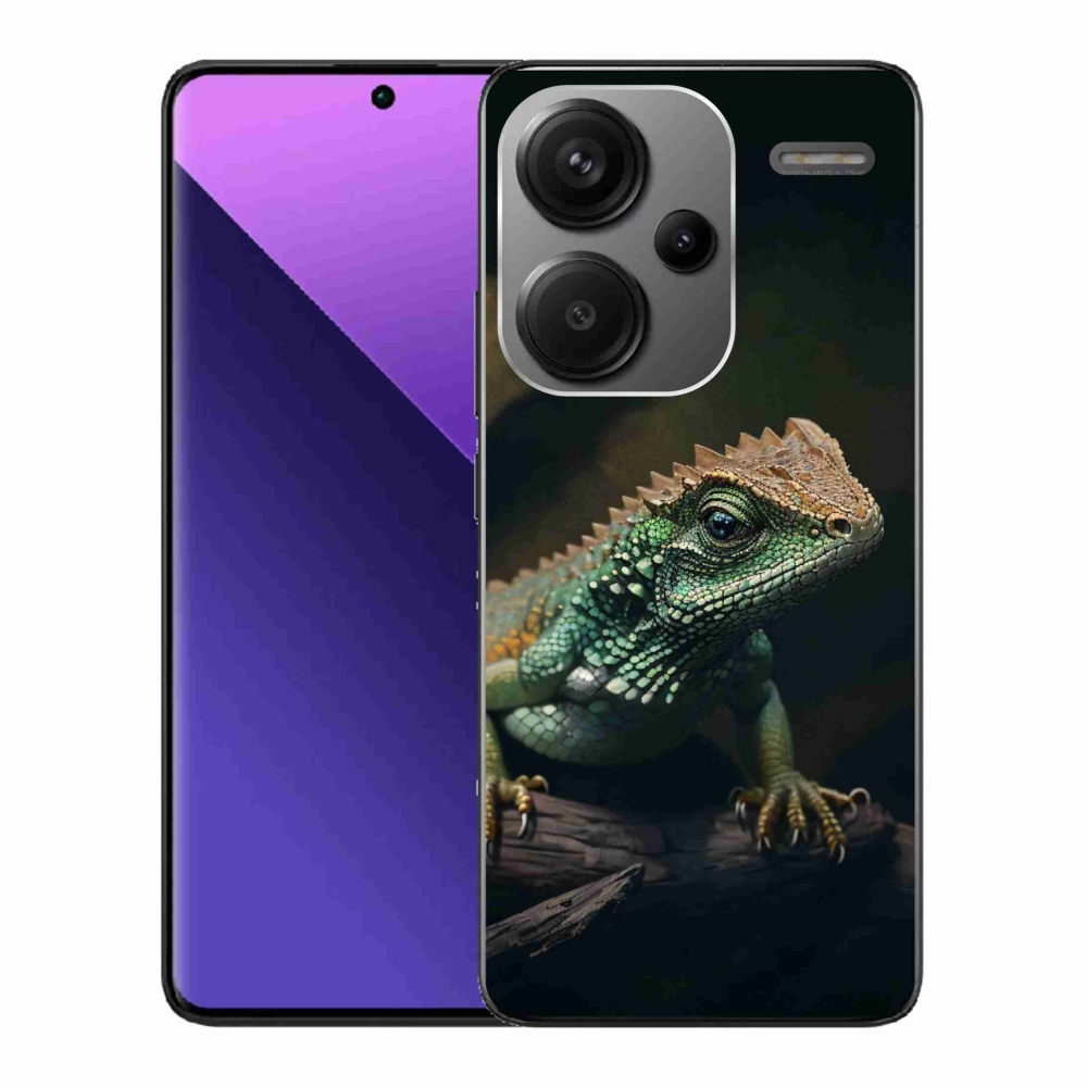 Gél borítás mmCase a Xiaomi Redmi Note 13 Pro+ 5G számára - gyík