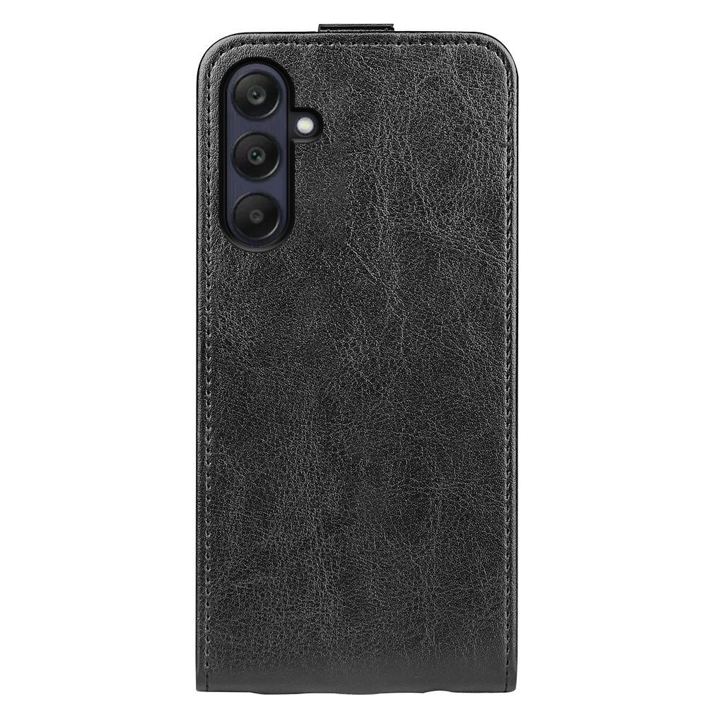Függőleges könyvtáska Samsung Galaxy A26 5G készülékhez - fekete