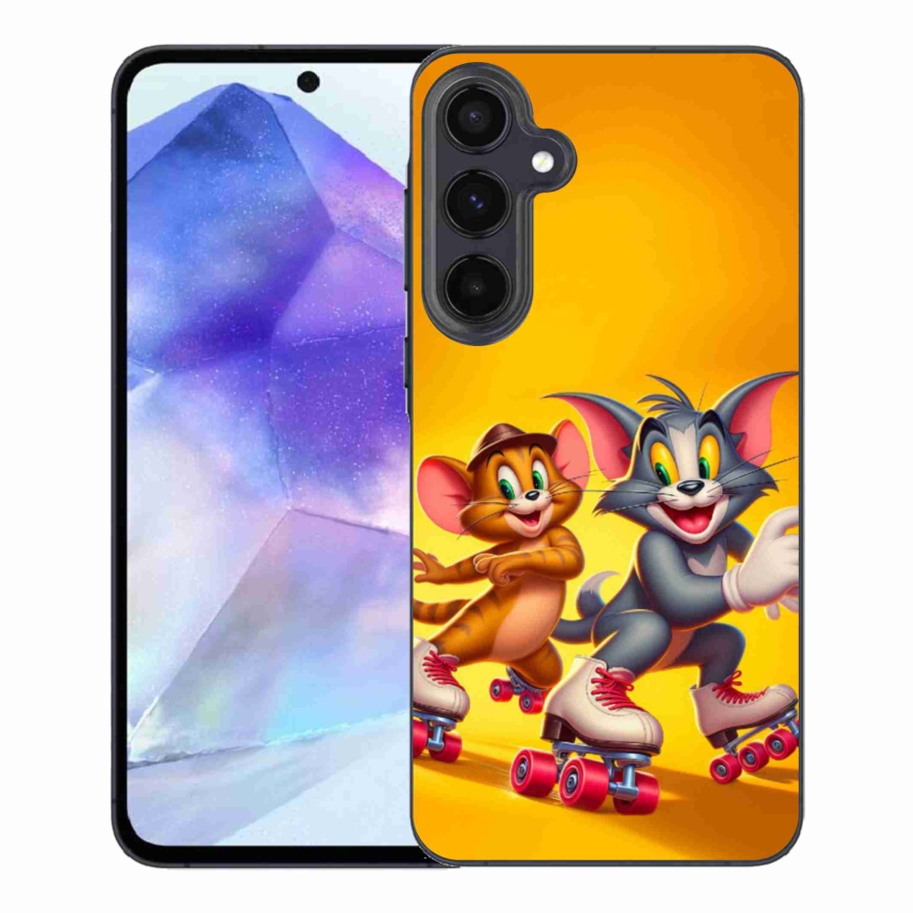 Gél védőhuzat mmCase Samsung Galaxy A55 5G - tom and jerry